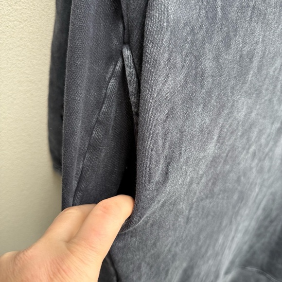 Free People Spur Of The free Moment Solid Hoodie Oversized Slouchy Dress Large - Picture 5 of 8